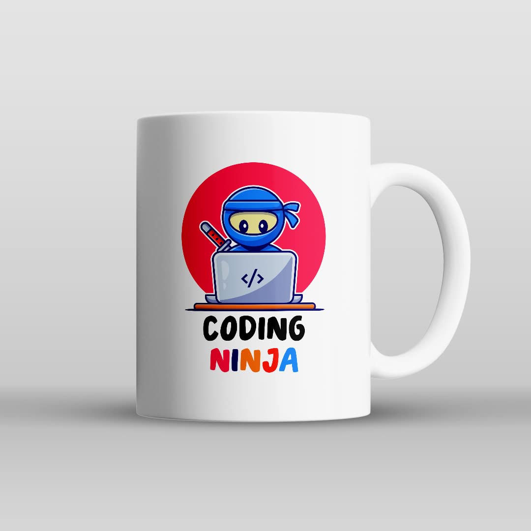 Buy Aapki Marzi Coding Ninja | Printed Ceramic Mug | Coffee Tea Mug ...