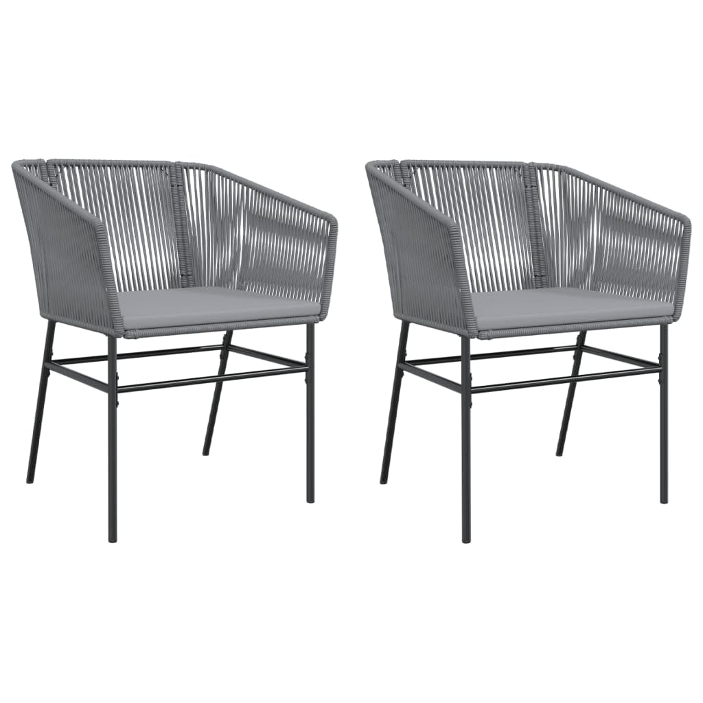 Chaise d'extérieur en résine tressée pour repas sur la terrasse