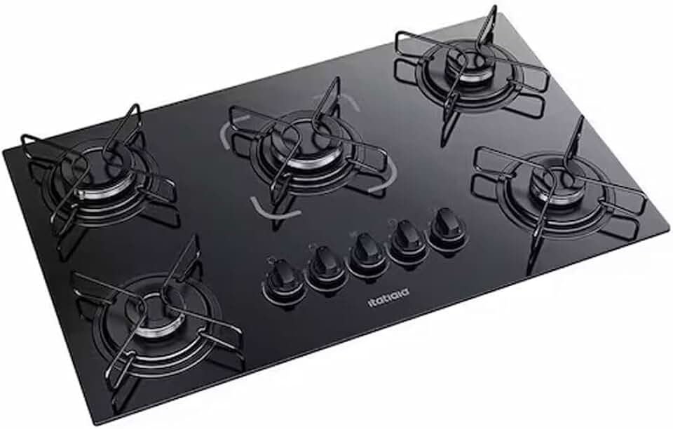 Cooktop Essencial 5 Bocas - Preto