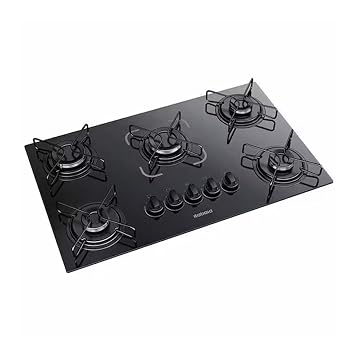 Cooktop Essencial 5 Bocas Preto