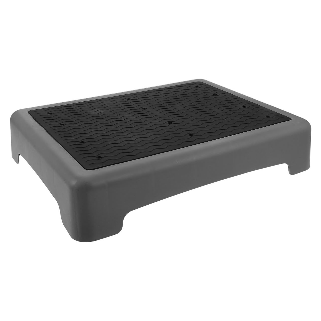 Rutschfester Trittschemel für Außenbereich aus Kunststoff 44x34cm Sicherer Hocktoilette Fußhocker für Senioren und Erwachsene im Badezimmer und Öffentlichen Bereichen
