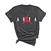 Stark-Arya-Shirt-Women-Funny-Cute-TV-Show-Graphic-Tees-Tops-for-Teen-Girls Stark Arya Shirt Women Funny Cute TV Show Graphic Tees Tops for Teen Girls Dark Grey