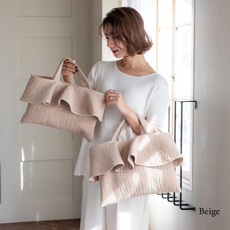 ぴよ♡プロフ必読様専用☆ヌビフリルトートバッグLarge ぴよ♡プロフ