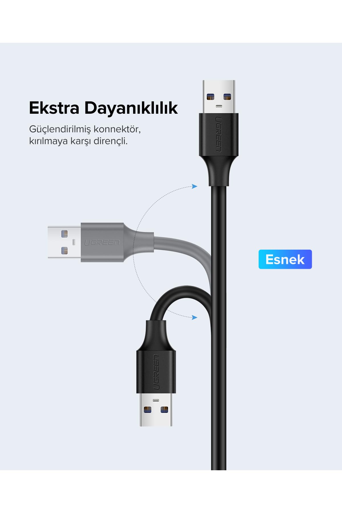UGREEN USB Extension Cable - 5m Black -7