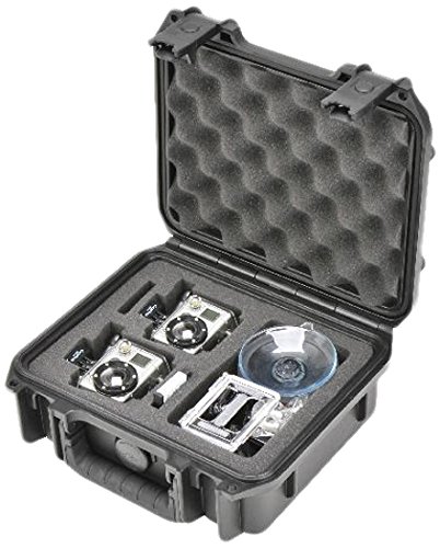 SKB 3I0907-4-012 spuitgegoten waterdichte transportkoffer voor GoPro-camera (verpakking van 2)