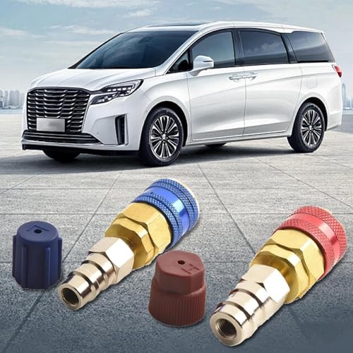Raccord rapide AC haute et basse pression pour recharge clim - 4