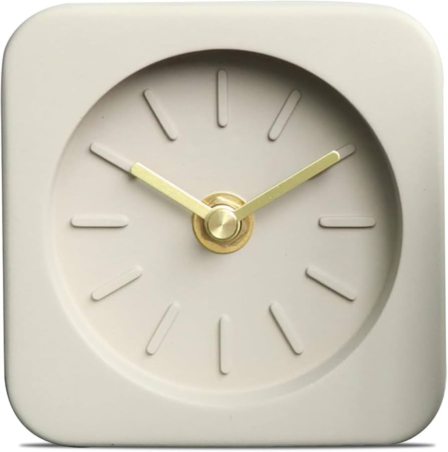 Amazon.co.jp: 置き時計 置時計 秒針なし 静音時計 卓上時計 シンプル