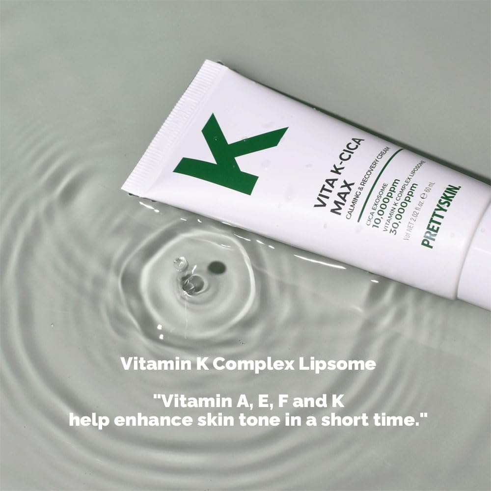 PRETTYSKIN Cica Exosome Soothing Cream with 75% Centella Asiatica Extract, Vitamin K Complex, and Hyaluronic Acid – Gentle Hydration for Sensitive Skin (2.02 fl.oz / 60ml) - Image 5