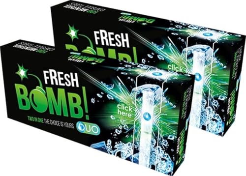 Fresh Bomb 5 cajas de 500 casquillos de mentol Click con cápsula aroma.