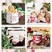 UV DTF Mug Wraps - 20 Sheets Pink Christmas Uvdtf Tumbler Wrap for 16 oz Glass Water Bottle Christmas Tree Cakes Coffee Santa Nutcracker Rub On Transfer Decals for DIY Crafts Laptop