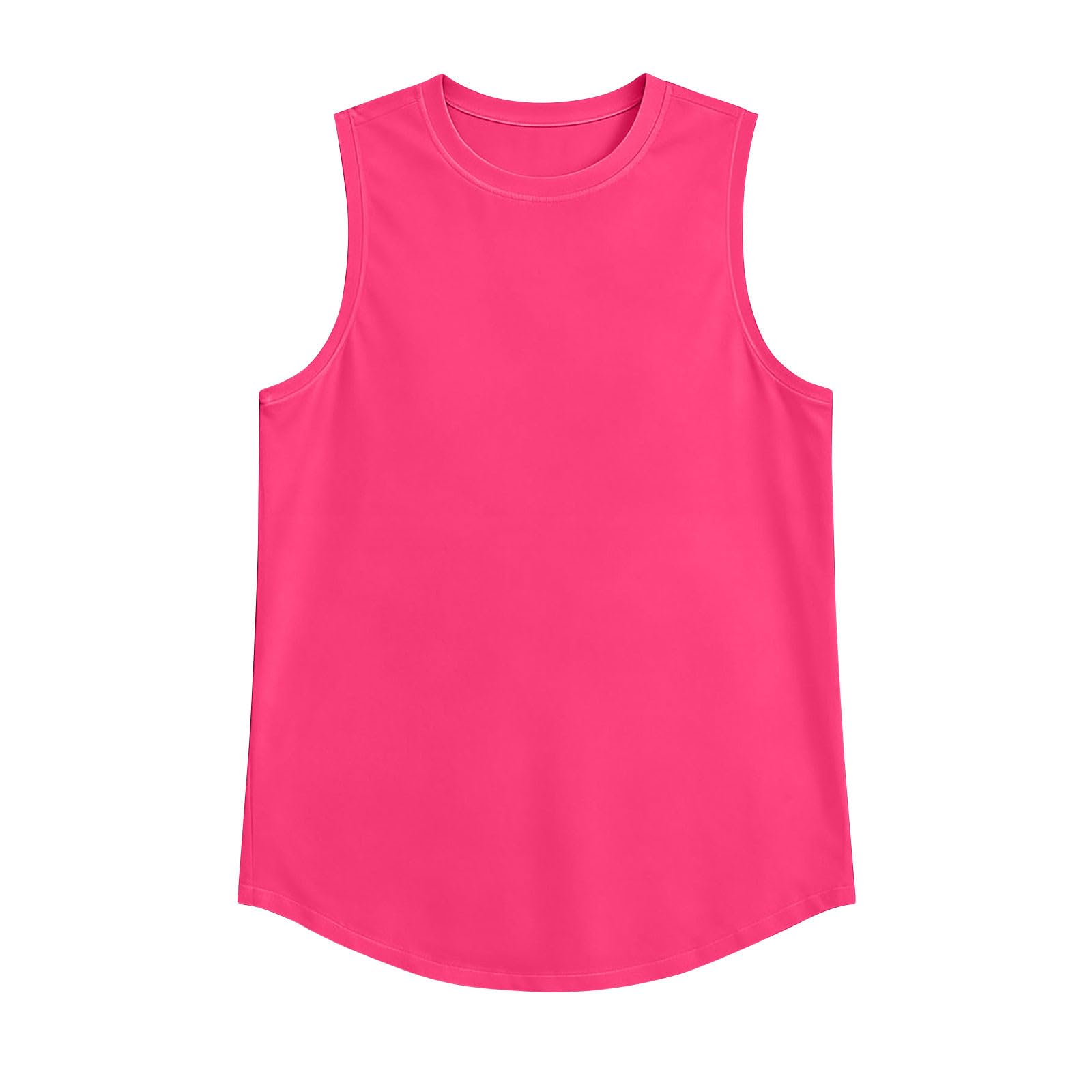 Sleeveless Workout Shirts for Women Lightweight Quick Dry Tank Tops Breathable Athletic T Shirt Basic Tee for Running — view 6