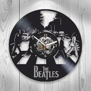 Beatles Clock, Beatles Vinyl Wall Clock, Beatles New Year Gift, Wall Clock Modern, Vintage Vinyl Record, Beatles Gift for Man Beatles Xmas Gift, Rock Music, John Lennon, Wall Clock Large - Les Beatles, Paul McCartney, John Lennon, RIngo Starr, George Harrison