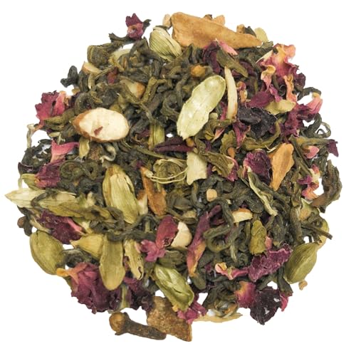 Image of TGL Co. The Good Life Company Kashmiri Saffron Kahwa Retail Teabag Box (15 + 1 Teabags) Pouch, 32 g
