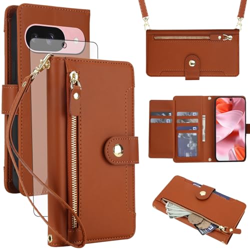 Housse Pixel 10 Pro avec dragonne à bandoulière pour garder les mains libres
