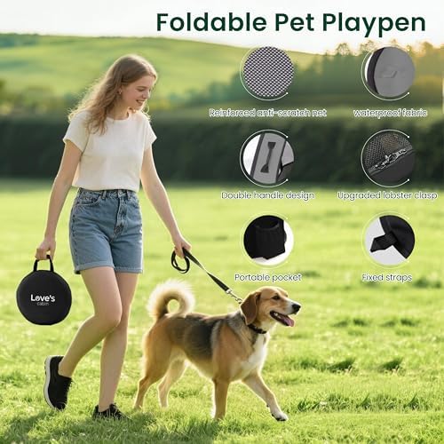 Love's cabin Pet Puppy Dog Playpen — alternate color or size variant on Amazon