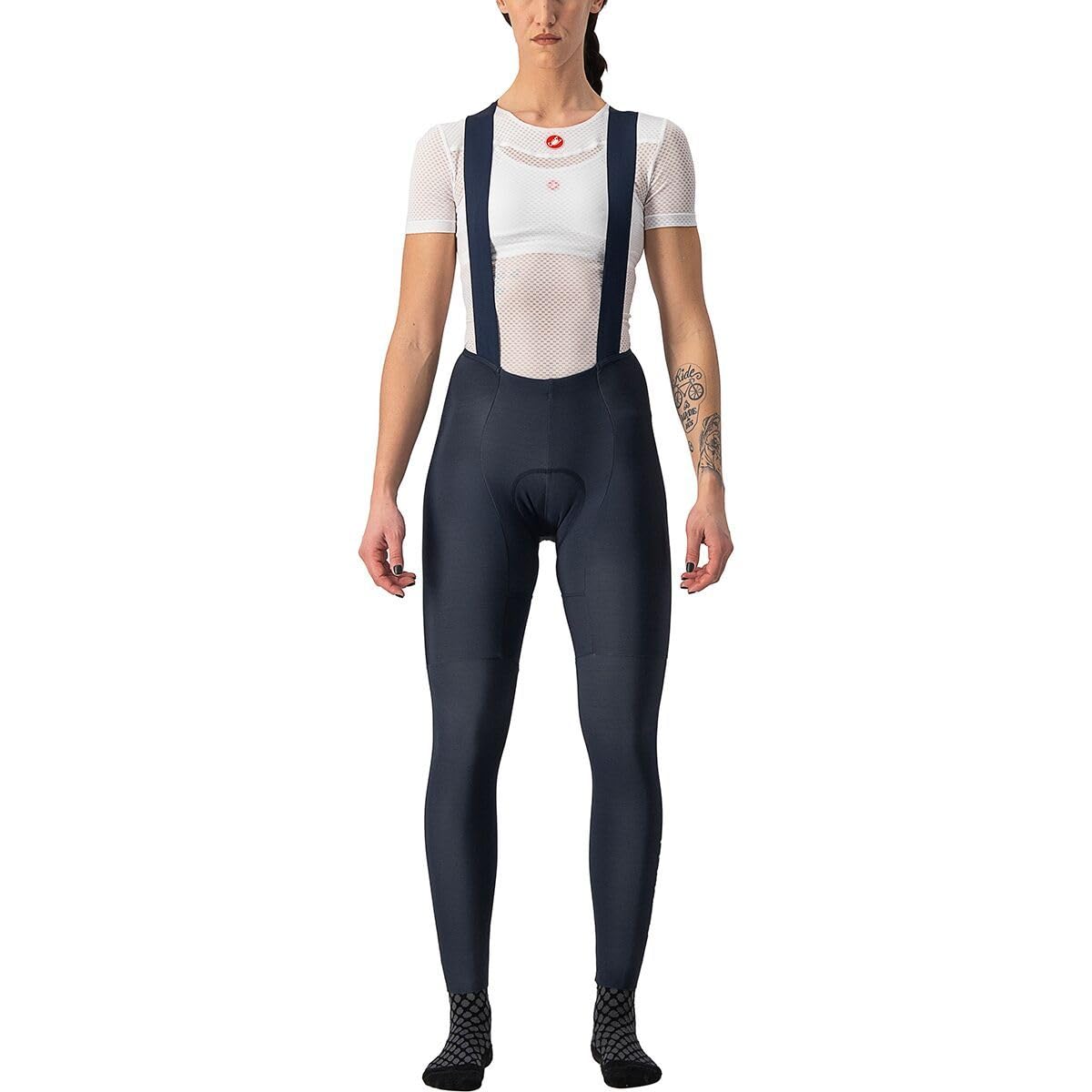 CASTELLI 4522549-414 FREE AERO RC W BIBT Women's Tights Savile Blue XS