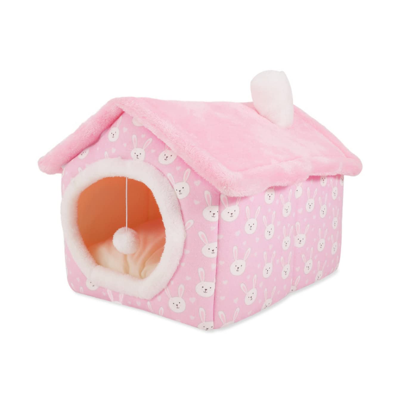 Amazon | [JUI3N] ペットベッド 犬 猫 ドーム型 ペットハウス 2way