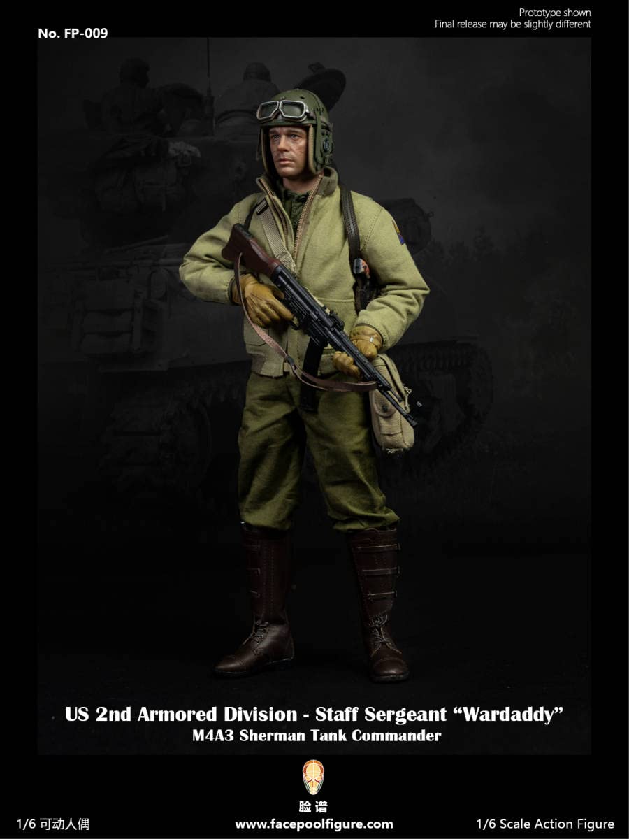 Amazon | FacePoolFigure 1/6 US 第2機甲師団 シャーマン戦車長 ウォー 