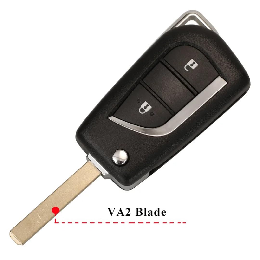 Obudowa Kluczyka dla Toyoty RAV4 2013, Obudowa kluczyka samochodowego bez chipa z nieobrobionym kluczem