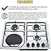 YYSG 8PCS Gas Stove Burner Caps Set Comaptible for SABAF Stove Handles Lid Kit Metal Stove knob Cooker Hat Set Gas Stove Burner Replacement Caps Stove Top Cover Burner Head Parts