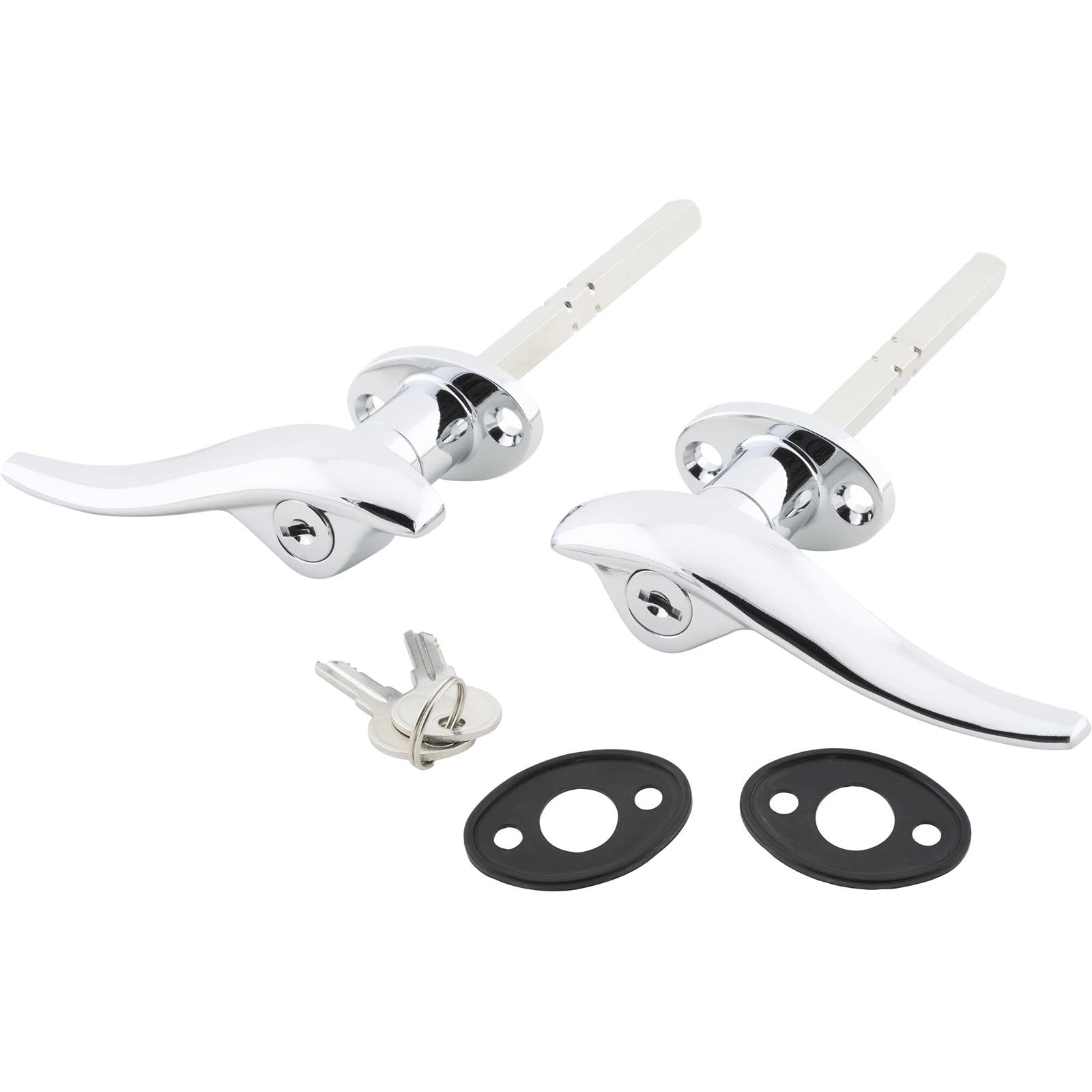 Amazon.com: Speedway Motors Outside Door Handle Kit Pair Chrome