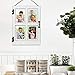 EXCELLO GLOBAL PRODUCTS Vintage Farmhouse Window Photo Frame: Holds Four 4x6 or 5x7 Photos