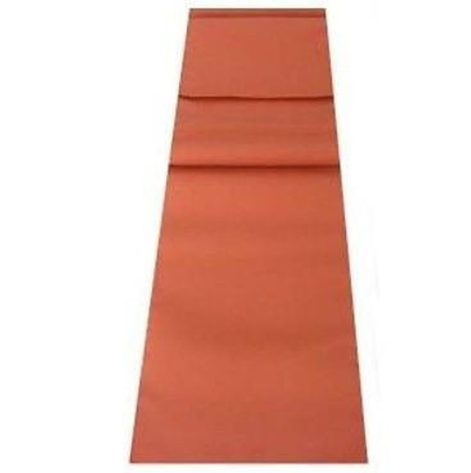 Chemin de table couleur citrouille coton doux pour table bois et verre