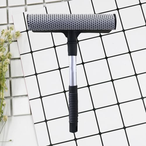Image of Healeved Window Squeegee Glass Wiper Window Shower Squeegee Scraper Window Shower Squeegee for Glass Door Bathroom Tile and Mirror