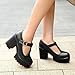 zapato Mary Jane de plataforma de tacón alto para mujer Imagen de zapato Mary Jane de plataforma de tacón alto para mujer