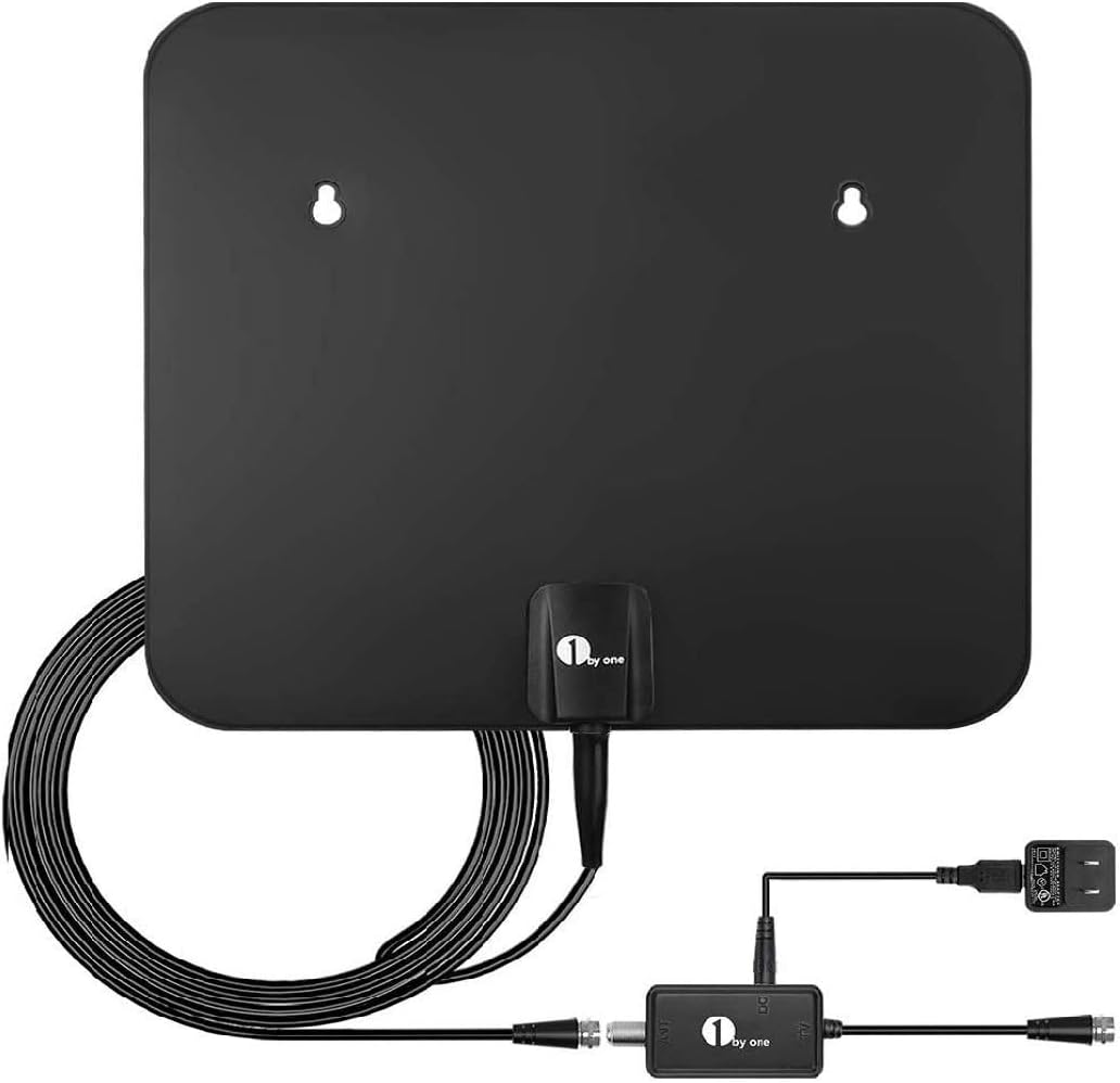 1byone 4K TV Antenna, 1byone Amplified HD Digital Indoor/Outdoor