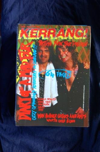 Kerrang Magazine #197 Ozzy Osbourne Geezer Butler 1988