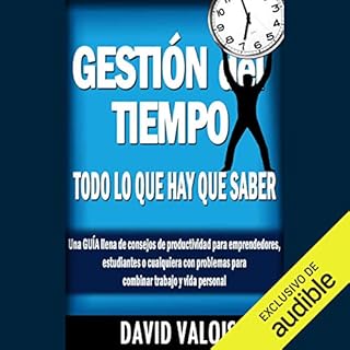 Diseño de la portada del título Gesti&oacute;n Del Tiempo: Todo Lo Que Hay Que Saber