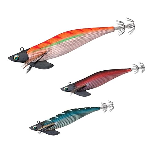 ダイワ エギ /ティップラン エメラルダスボート2 3号25g 夜光-ブラックヘッド/オレンジ杉