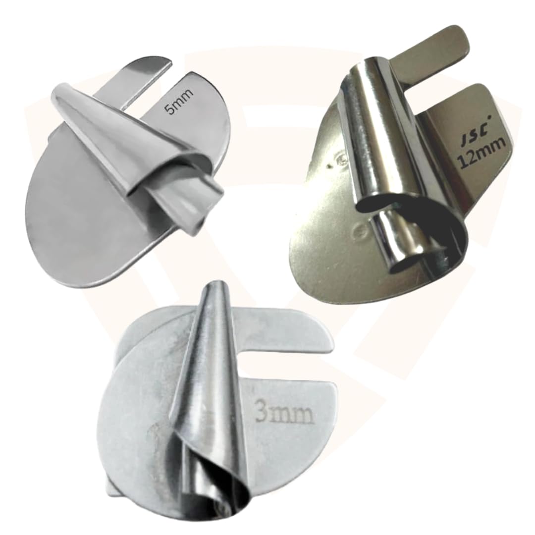 T17 Hemming Folder Combo, Combo of 3, 12MM+5MM+3MM Hemming attachments for Industrial LOCKSTITCH Machine Sewing Kit-image-21