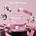 TreeLen Pink Shower Caddy Over Shower Head, Pink Bathroom Accessories, Gift for Girlfriend, Wife, Little Girl