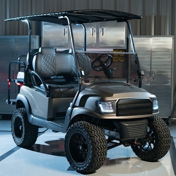 Miniatura 7 de RedDot Topsail - Top de lona para carrito de golf, fácil instalación con ajuste universal, fabricado en los Estados Unidos (84 pulgadas)