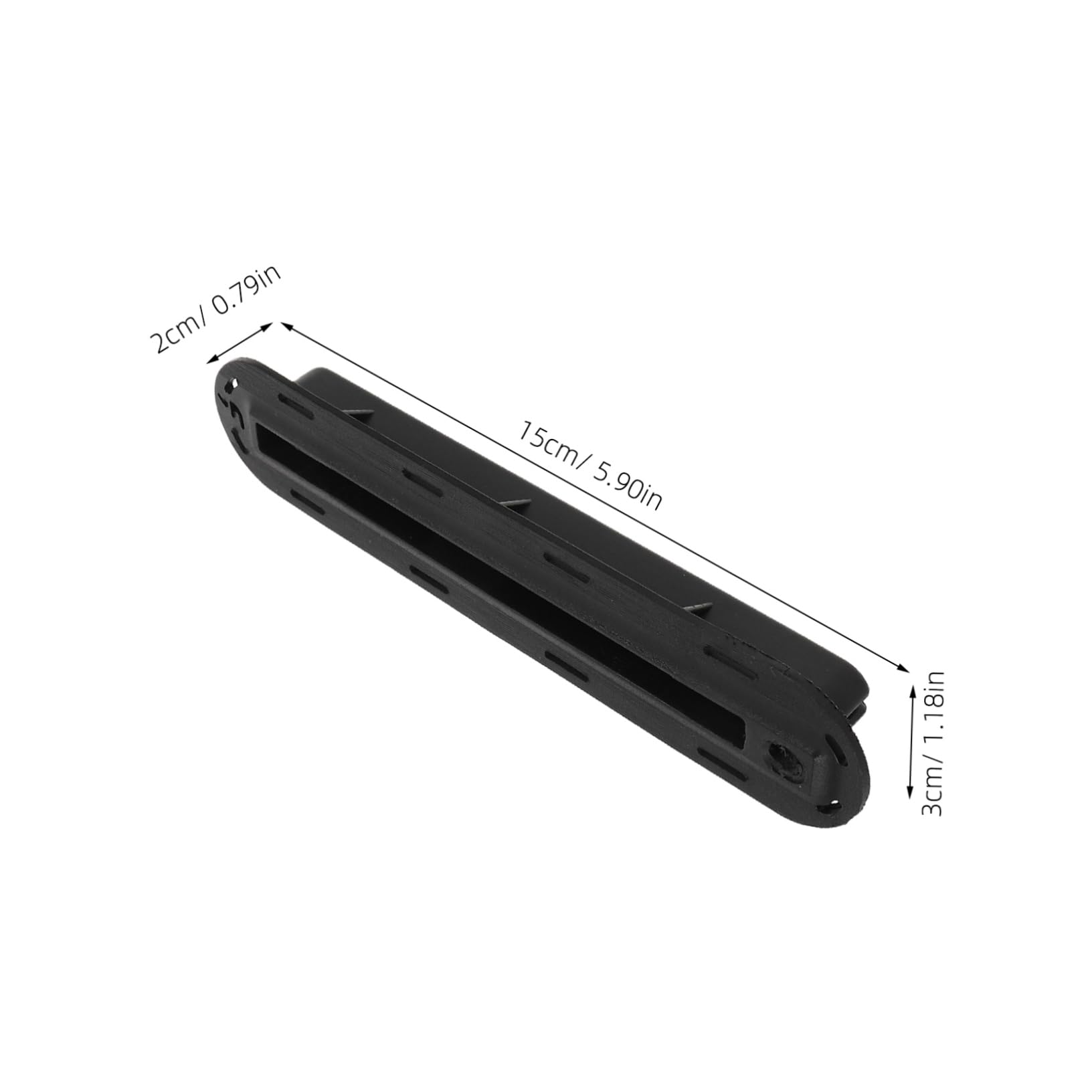 Kisangel 1 Set Surfboard Fin Box with Adjustable Slot Durable PVC Holder with Hole Includes Fin Screws and Key for Various Surfing Styles Enhanced Stability and Control