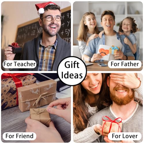 Mancuernillas para hombre clásicas negras con caja miniatura 6