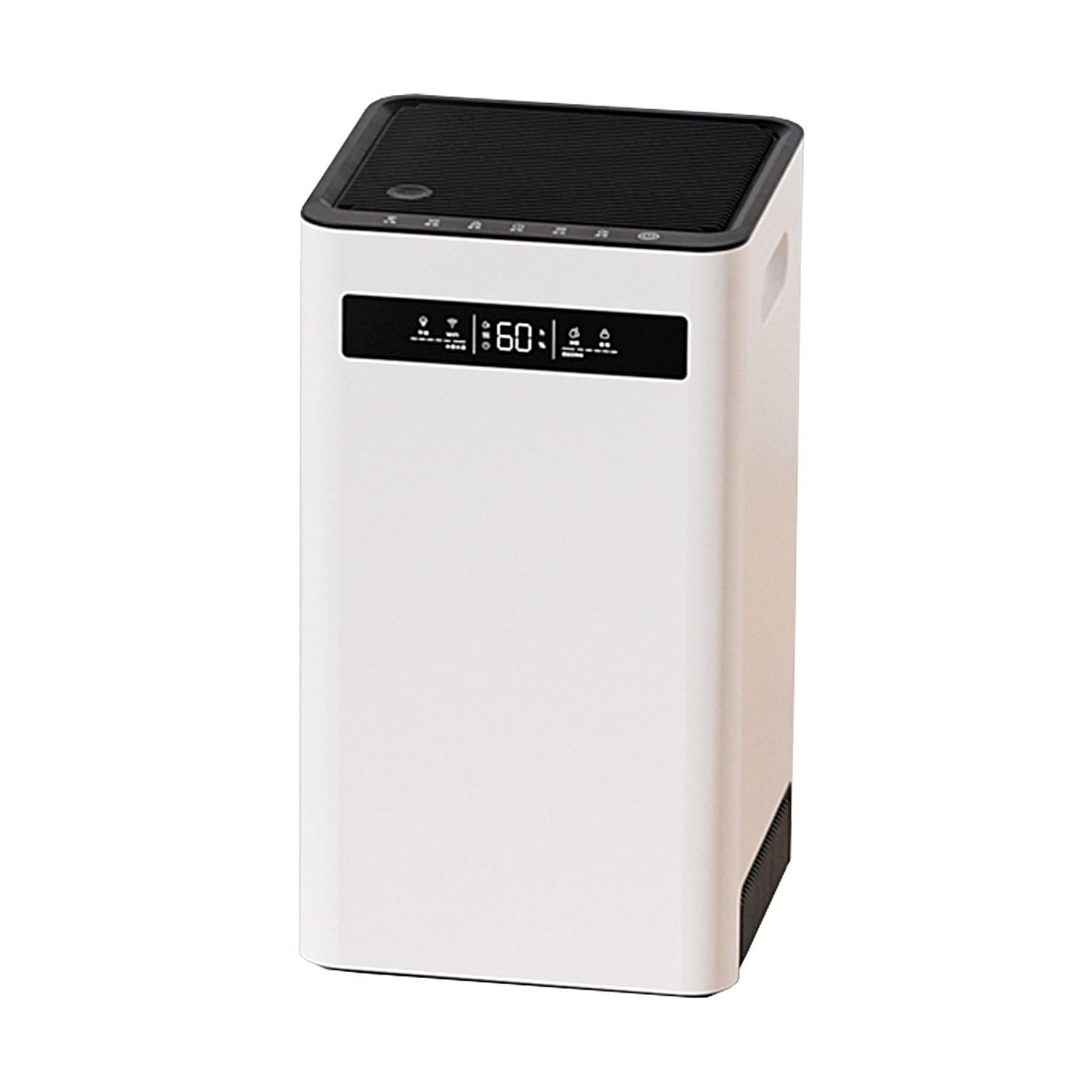 Inteligentny Nawilżacz Powietrza do Sypialni 5L Zbiornikiem na Wodę Wydajność Nawilżania 700ml/h Hałas 30-55dB(A) 16W 40-60% Inteligentna Stała Wilgotność Biały
