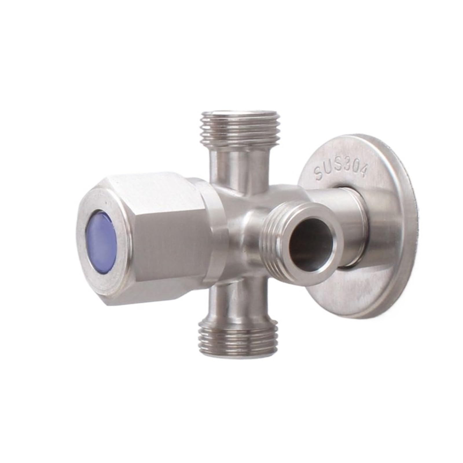 Bnjlsdatwr A3 Valve， Stainless Steel Angle Valves G1/2 Bathroom Faucets Sprinklers Toilet Water Pipe Valve Single/Double Outlet Filling Valves(A2)(A3)