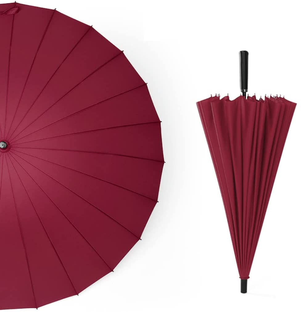 Paraguas Mujer Paraguas de golf abierto automático de 45 pulgadas Embrolate ventilado extra grande a prueba de agua a prueba de agua Paraguas Antiviento (Color : C, Size : 45 Inch)
