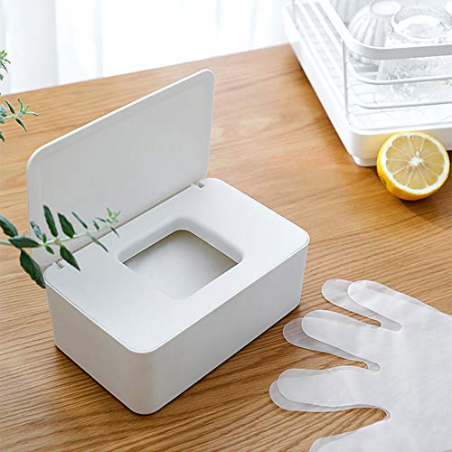 DECDEAL Caixa de armazenamento de Capa de rosto descartável à prova de poeira flip cover caixa de Ca