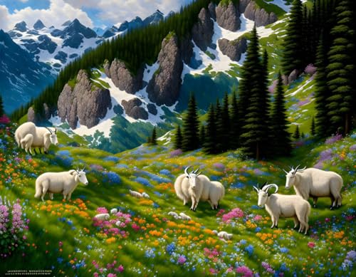 Affiches sur toile grand format pour habiller un mur vide paysage montagne 58 x 90 cm