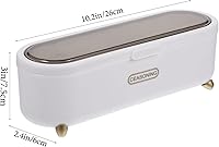 Vista 6 de Hemoton Cajones de almacenamiento, 2 bandejas de cubiertos con tapas, caja de almacenamiento de cubiertos de plástico, organizador de cajones