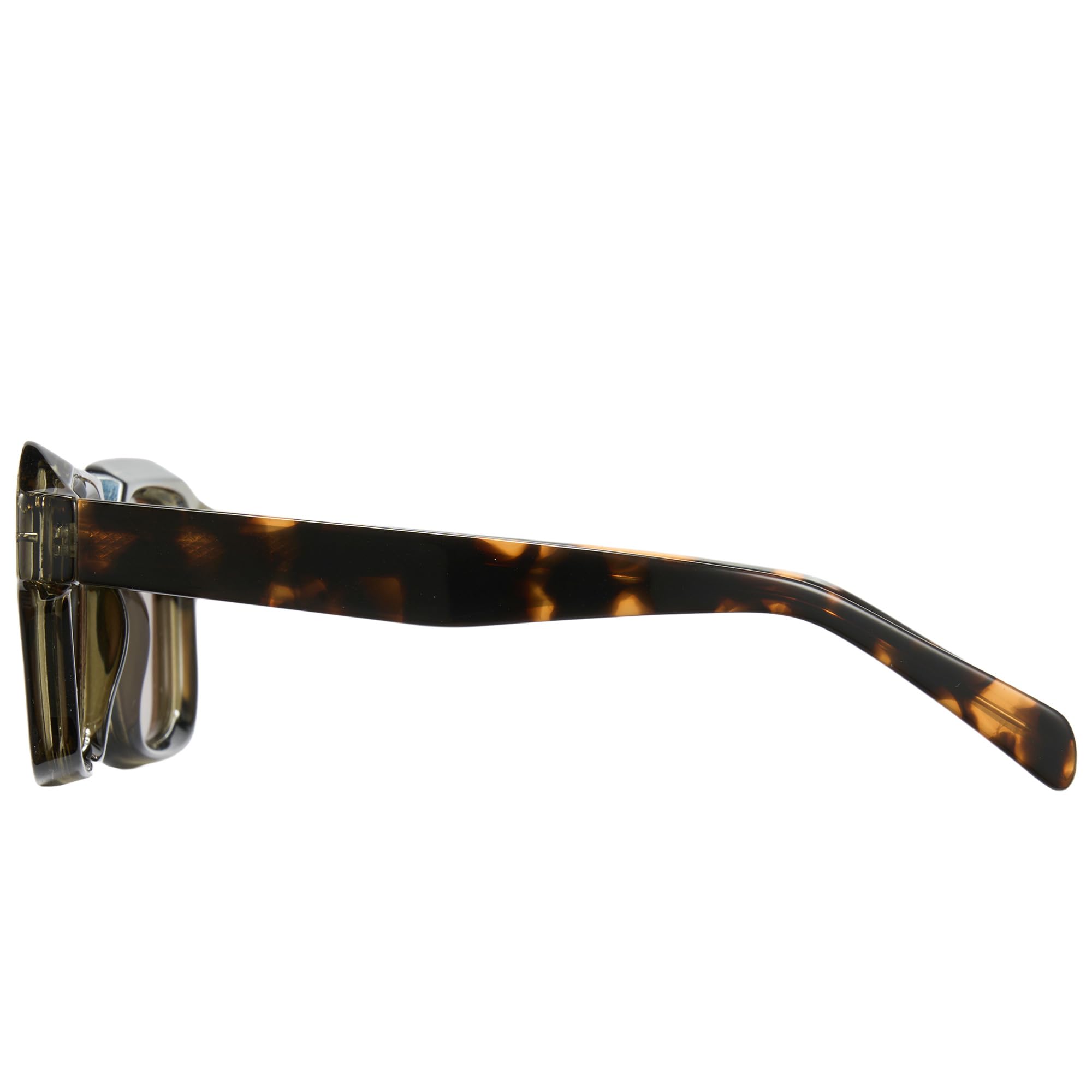 Cyxus Occhiali da sole oversize uomo donna retrò polarizzati occhiali da sole outdoor UV 400 per guida pesca viaggi P1580, marrone, sovradimensionato