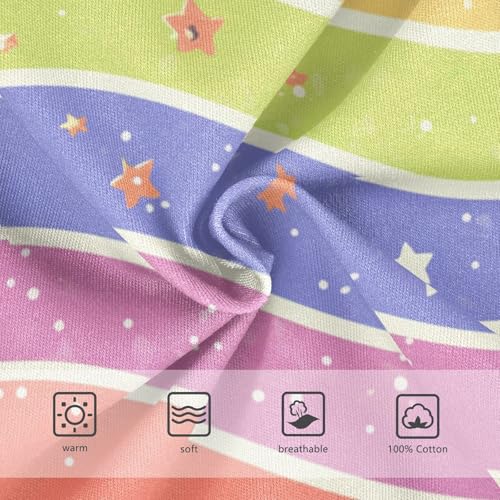 KLL Lgbt Glitter Rainbow Pride Flag Toddler Boy Cotton Briefs Underwear Breathable Undies3