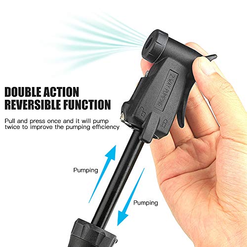 Bomba de bicicleta, Romacci Mini bomba de bicicleta bomba de bicicleta 80 PSI bomba de ar de bicicle