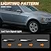 Bestview Sequential LED Side Marker Turn Signal Lights Replacement for BMW E46 E60 E82 E83 E88 E90 E91 E92 E93 X1 X3 325i 328i 335i 525i 528xi 530xi & more,Smoked Lens Dymanic White,2 PCS
