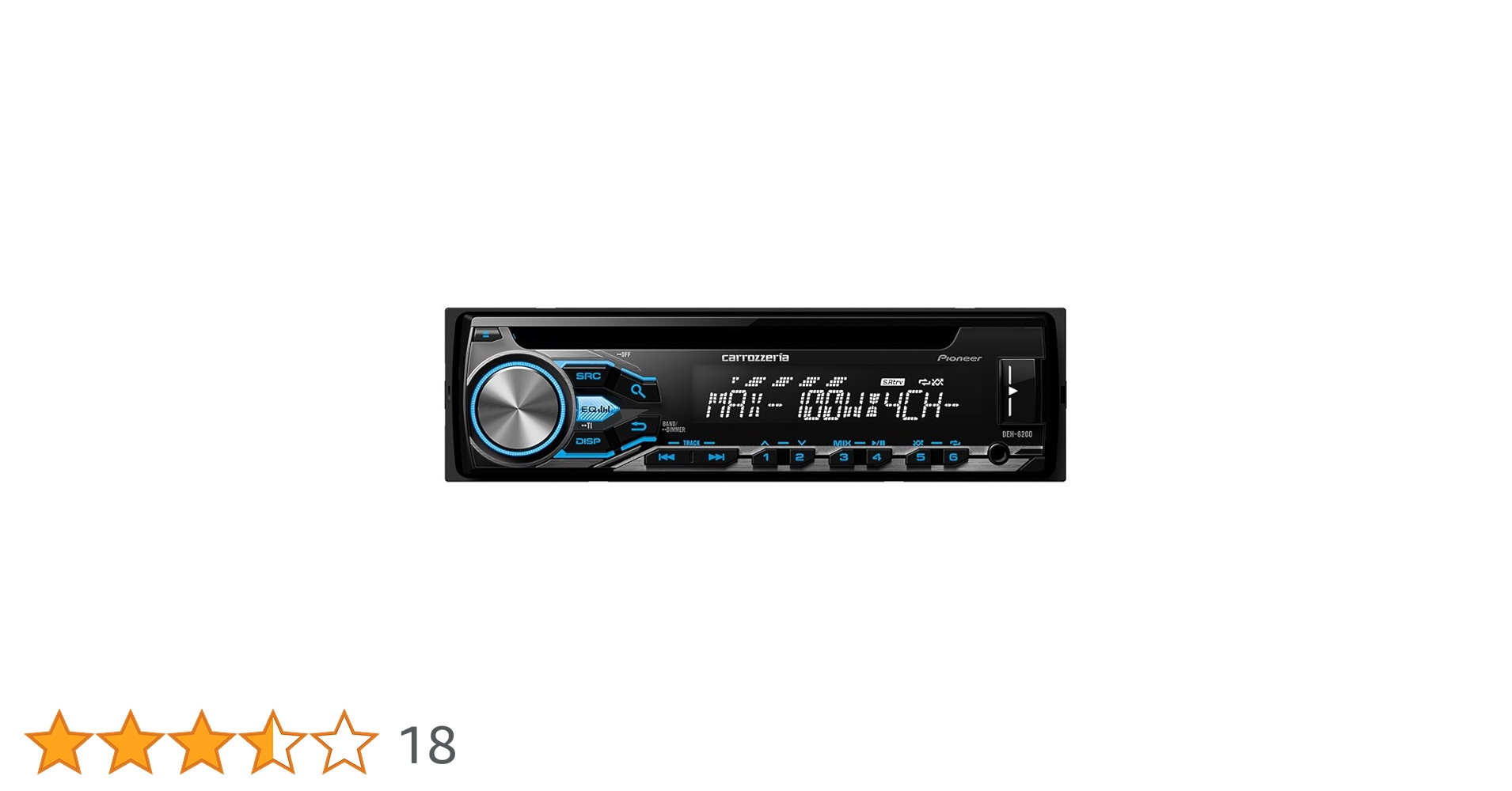 Amazon | カロッツェリア(パイオニア) カーオーディオ DEH-6200