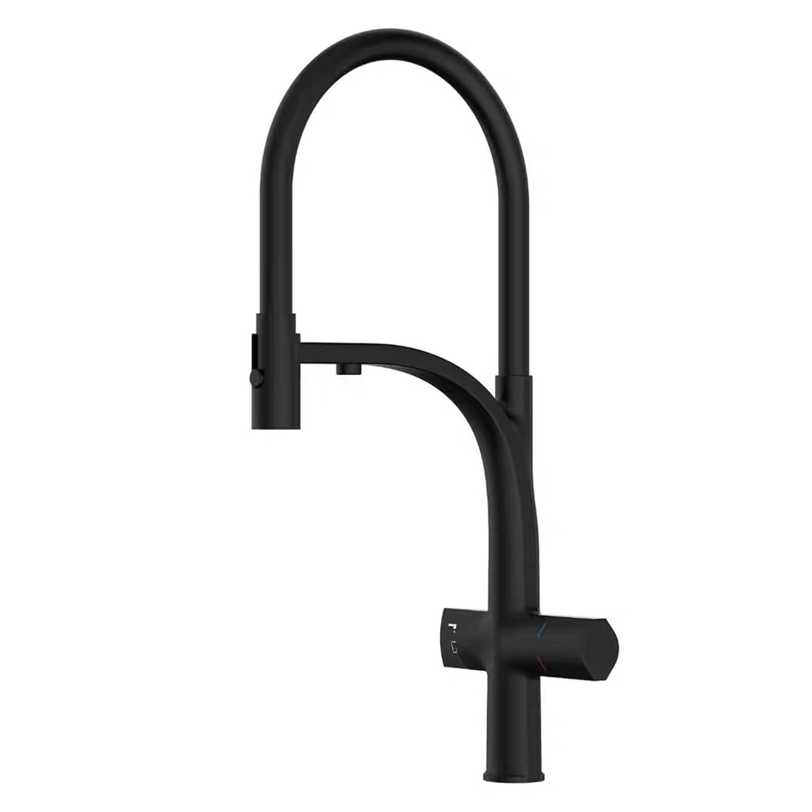 Robinet de cuisine à 3 voies en laiton flexible pour eau chaude froide et purifiée